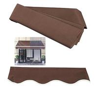 Tenda manuale retrattile impermeabile in poliestere tessuto di ricambio per uso esterno perfetto per terrazze e balconi balconi baldacchino resistente ai raggi UV 4,5 x 2 m.