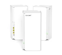 Tenda Mesh WiFi Sistema MX21Pro(3 Pack) Tri-Band AXE5700 Wi-Fi 6E (supporta 6G) per Tutta la Casa copertura fino a 4-7 camere da letto 1.7 Ghz CPU Quad-Core, 7 Antenne, LAN/WAN porte Gigabit*3, Alexa