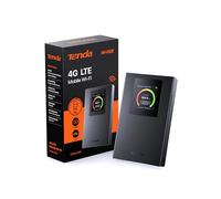 Tenda (Nuovo) MF6 Saponetta WiFi con SIM Cat4 150Mbps, WiFi 6 AX300Mbps, Router Portatile, Schermo LCD a Colori, Batteria Ricaricabile, Carica con Powerbank, Configurazione Semplice, Design Compatto