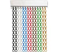 Tenda Moschiera in alluminio a catenella per porta da antimosche anti insetti