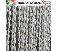 Tenda Moschiera Zanzariera a Fili In PVC per Esterno Porta Balcone Mod.A Glitter