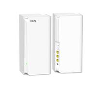 Tenda MX15 Pro(2 Pack) Dual Band AX5400 Mesh WiFi 6, copertura Wi-Fi fino a 240㎡, Tri-core 1.5GHz CPU, 4X4 Larghezza di banda 160MHz, Alexa