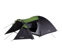 Tenda Nils Camp Trekker NC6012 per 4 persone - Nero-Verde