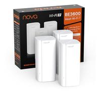 Tenda Nova ME3 Pro 7 Sistema WiFi Mesh - BE3600 Dual Band (2.4GHz: 688Mbps, 5GHz: 2882Mbps), copertura per 3-4 camere da letto - 3 porte Gigabit per unità, NFC, WPA3, confezione da 3