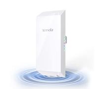 Tenda O1 Outdoor Access Point Esterno N300 Mbps, CPE N300 Mbps 2.4Ghz, Passive PoE, Wireless Bridge 8 dBi Trasmissione 500m, Wireless PtP e PtMP per Accesso ISP Privato o Sorveglianza, Bianco