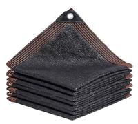 Tenda ombreggiante ad angolo retto per pergola, 90% rete traspirante, rete ombreggiante per la privacy, per esterni, ombreggiatura, piante, fiori, patio, colore nero, 2 x 6 m
