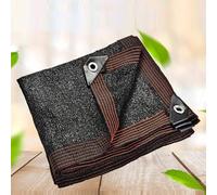Tenda Ombreggiante Impermeabile da Esterno 5x5 Telo Rete Ombreggiante Reti Ombreggianti Marroni 90% Rete Di Protezione UV Telo Parasole All'Aperto Giardino Patio,black-2x5m