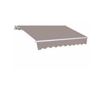Garden Friend Tenda Da Sole A Barra Quadra telaio in alluminio telo in poliestere misure 200x250 cm cenere grey