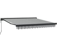 TENDA OMBREGGIANTE VIDAXL Antracite E Bianca 3x2,5 M Tessuto E Alluminio