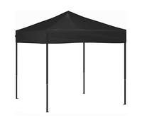 TENDA OMBREGGIANTE VIDAXL Per Feste Pieghevole Nera 2x2 M