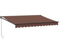 TENDA OMBREGGIANTE VIDAXL Retrattile Manuale 350x250 cm Marrone