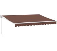 TENDA OMBREGGIANTE VIDAXL Retrattile Manuale 350x250 cm Marrone