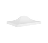 TENDA OMBREGGIANTE VIDAXL Tetto Per Tendone Per Feste 4,5x3 M Bianco