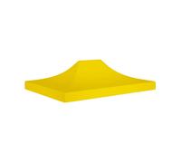 TENDA OMBREGGIANTE VIDAXL Tetto Per Tendone Per Feste 4,5x3 M Giallo
