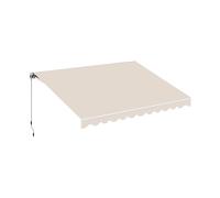 VivaGarden Tenda da sole da Esterno a Bracci Avvolgibile 300x250 cm per Porta colore Beige - 007C