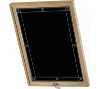 Tenda Oscurante 76x78cm Termica Isolante Anti UV, Tenda Oscurante Rullo Tende Oscuranti Interni per Finestre Roto Protezione Solare Riduzione Calore -Nero