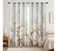 Tenda oscurante al 100% con occhielli, 140 x 160 cm (larghezza x altezza), stile urbano, moderna, per soggiorno, camera da letto, balcone, yacht, skyline notturno, blu e nero