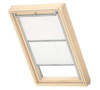 Tenda oscurante Duo, VELUX Originale per C02, Bianco con guida grigia