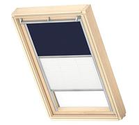 Tenda oscurante Duo, VELUX Originale per MK04, Blu Scuro con guida grigia