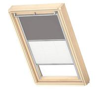 Tenda oscurante Duo, VELUX Originale per MK08, Grigio con guida grigia