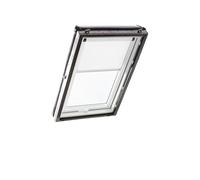 Tenda Oscurante Originale Roto ZRV Elettrica - Guide di Scorrimento Laterali Argento - per Finestre delle Serie Designo R4/R7 e Classic 43/73 - Dimensioni 094/118 | 09/11 - Colore Bianco