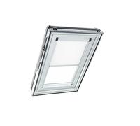 Tenda Oscurante Originale Roto ZRV Elettrica - Guide di Scorrimento Laterali Bianco - per Finestre delle Serie Designo R6/R8, i8 e Classic 64/84 - Dimensioni 065/140 | 06/14 - Colore Bianco