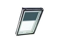 Tenda Oscurante Originale Roto ZRV - Guide di Scorrimento Laterali Argento - per Finestre da Tetto delle Serie R4/R7 e Classic 43/73 - Dimensioni 094/140 | 09/14 - Colore del Tessuto Grigio Scuro