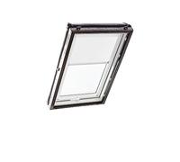 Tenda Oscurante Originale Roto ZRV - Guide di Scorrimento Laterali Bianco - per Finestre da Tetto delle Serie R4/R7 e Classic 43/73 - Dimensioni 065/098 | 06/09 - Colore del Tessuto Bianco