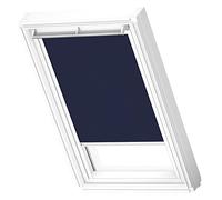 Tenda oscurante originale VELUX, guida bianca, M08, M38 Blu Scuro