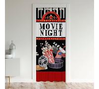 Tenda oscurante oscurante per la stanza del cinema, 30%-50%, 106 x 203 cm, 1 pannello, decorazione per cinema, cinema, biglietti per film popcorn