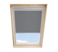 Tenda oscurante per finestre a tetto compatibile con VELUX C04, Grigio