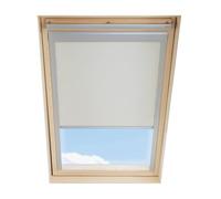 Tenda oscurante per finestre a tetto compatibile con VELUX S08 / 608, Beige