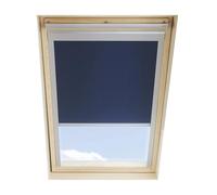 Tenda oscurante per finestre a tetto compatibile con VELUX SK08, Blu Scuro