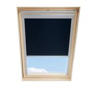 Tenda oscurante per finestre a tetto compatibile con VELUX SK08, Nero