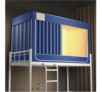 Tenda oscurante per la privacy e il sonno, copertura completa, telaio a baldacchino con tende per letti a castello