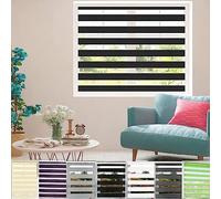 Tenda oscurante portatile, 60 x 340 cm, sicura per i bambini, facile da montare, con staffe in metallo, per camera da letto, cameretta dei bambini, loft e viaggi, blocca la luce, colore: nero