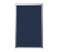 Tenda oscurante senza fori compatibile con VELUX C02, Blu Scuro