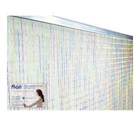 TENDA PABLO © a PERLINE anti insetti MULTICOLORE in PVC antirumore con asta in M