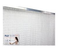 TENDA PABLO © a PERLINE anti insetti TRASPARENTE in PVC antirumore con asta in M