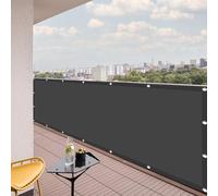 Tenda Parasole 1.2 x 3 m Anti UV 98% Parasole Tenda Esterno Protezione Solare Antivento con Fune per Esterno, Giardino, Terrazzo e Campeggio, Grigio Scuro