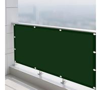 Tenda Parasole 1.6 x 3.4 m Resistente Ai Raggi UV Impermeabile Tenda a Vela Robusto e Stabile per Esterno, Giardino e Terrazza, Piscina, Verde Scuro