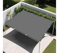 Tenda Parasole 1 x 2 m Anti UV Corde di Supporto Tenda Ombreggiante Impermeabile Protezione Raggi UV Antivento con Occhielli per Esterno, Giardino, Terrazzo, Balcone, Grigio Chiaro