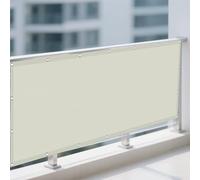 Tenda Parasole 140 x 150 cm Antivento/Protezione UV Impermeabile Rettangolo Impermeabile Quadrata Anti-Ultravioletti Balcone, La Terrazza e Il Giardino, Beige
