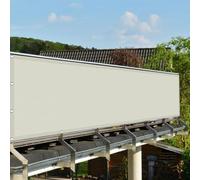 Tenda Parasole 2 x 3 m Protezione Raggi UV e Impermeabile Vela Ombreggiante Impermeabile Protezione Solare Antivento con Fune per Esterno, Balconi, Giardino, Terrazza, Beige