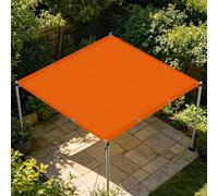 Tenda Parasole 60 x 600 cm Protezione Dai Raggi UV Tenda a Vela Parasole Occhielli e Corda per Esterno, Giardino, Terrazza, Balcone, Arancione
