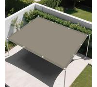 Tenda Parasole 8 x 8 m Anti UV Corde di Supporto Tenda Ombreggiante Impermeabile Protezione Raggi UV Antivento con Occhielli per Esterno, Giardino, Terrazzo, Balcone, Cachi