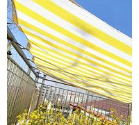 Tenda parasole a 8 poli, 80% resistente ai raggi UV, per pergola, giardino, serra, pollaio, uso esterno (7 x 7 m), soluzione di protezione solare durevole