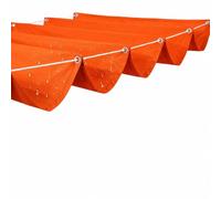 Tenda parasole a baldacchino retrattile, impermeabile, per esterni, per patio, giardino, balcone, in tessuto Oxford resistente, personalizzato, 0,6 x 3 m