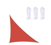 Tenda parasole a triangolo destro, 5 x 5 x 7,1 m, impermeabile, protezione dai raggi UV, per esterni, patio, cortile, giardino, migliora lo spazio abitativo all'aperto