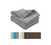 Tenda parasole a vela, 1,2 x 3,5 m, protezione UV, 85% impermeabile, con corde da 1 x 5 m, per patio, balcone, giardino, colore grigio